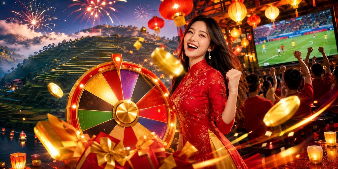 Không khí Hội An với đèn lồng và trò chơi roulette trực tuyến